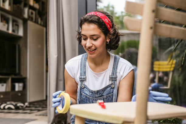 istock Furniture restoration at home 1306277359