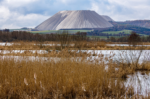 The overburden of potash mining in the Werra Valley