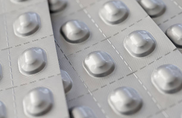 Tablets close up.