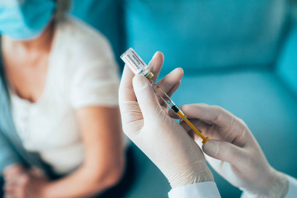 istock Preparing injection with covid-19 vaccine 1306283081