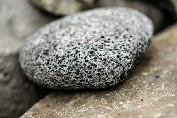 istock Gray volcanic stone, pumice, Iceland. 1306306878