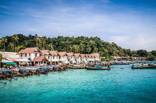 istock Tourism And Fishing Developing At Phi Phi Islands, Thailand 1306310758