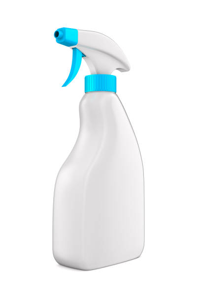 istock disinfectant spray on white background. Isolated 3d illustration 1306311118