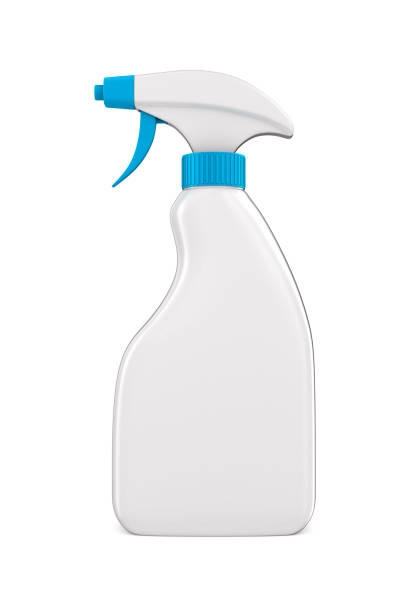 istock disinfectant spray on white background. Isolated 3d illustration 1306311119