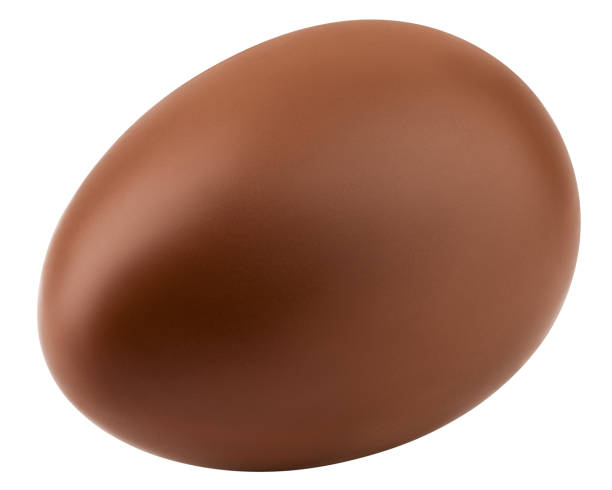 istock Chocolate egg isolated on white background, clipping path, full depth of field 1306313082