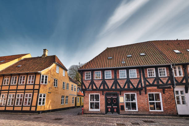 istock Cobbled streets in the old medieval city Ribe, Denmark 1306318152