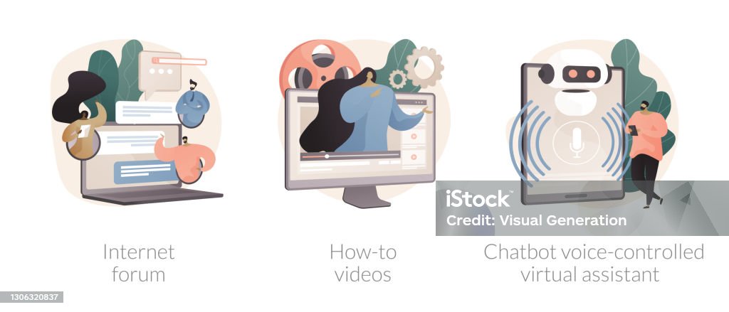 Free Services Abstract Web Services Abstract Concept Vector Illustrations Stock Illustration ...