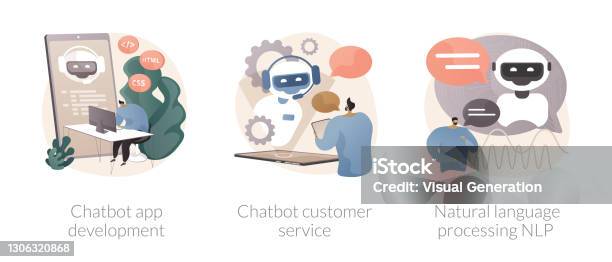 Ai Programming Abstract Concept Vector Illustrations Stock Illustration ...