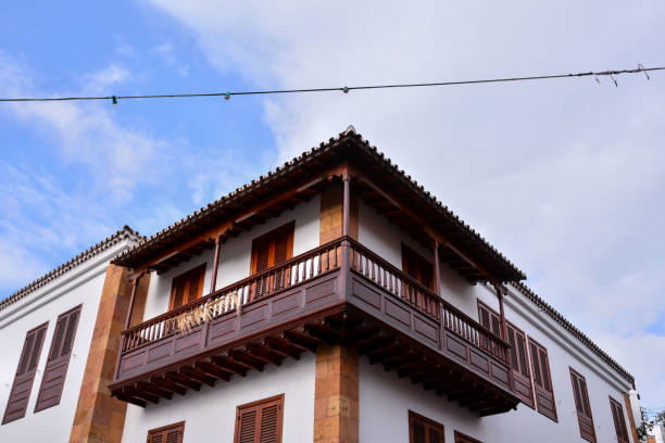 istock Colored Modern Building Windows in Las Palmas 1306320979