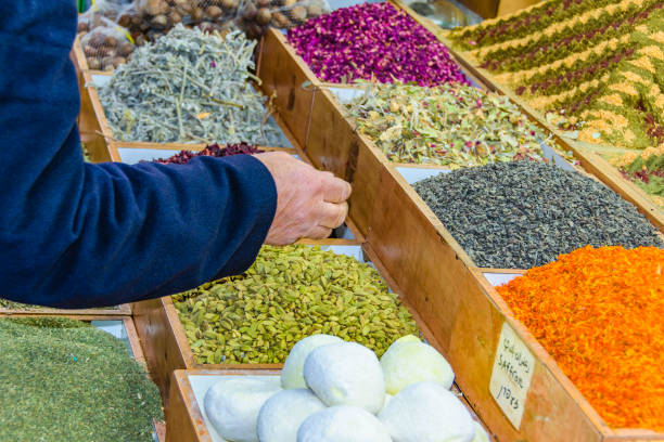 istock Spices at Street Market, Old Jerusalem 1306321056
