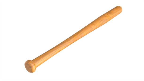 istock 3D render of wooden baseball bat isolated on white 1306321099