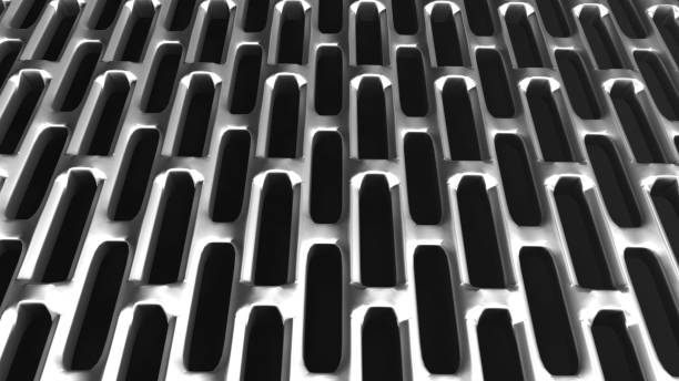 istock Abstract Metal Grille Background 1306323365