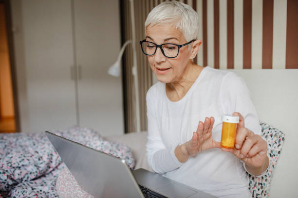 istock Online communication with the doctor via video call 1306335232