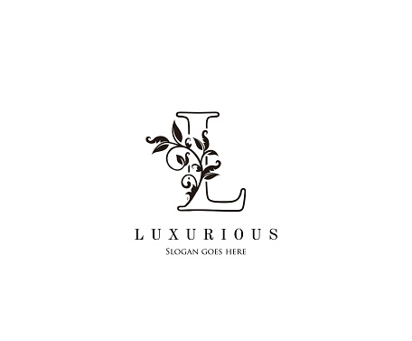 Luxury letter beauty flourishes ornament monogram  perfect for boutique, wedding invitation, restaurant, hotel.