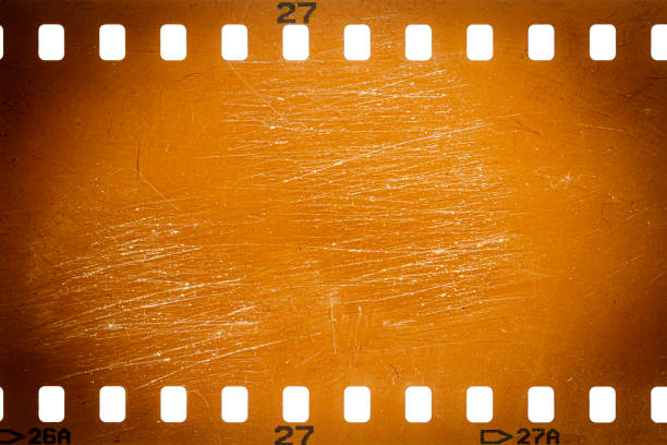 istock Dusty and grungy 35mm film texture or surface 1306338245