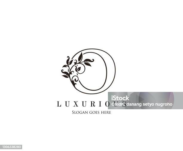 O Vector Monogram Classic Flourishes O Letter Monogram Vector Design Stock Illustration ...