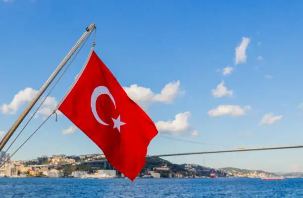 Photo of Turkish national flag