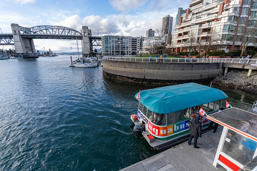 Aquabus Ferries, Hornby Street Ferry Dock. Vancouver, Canada