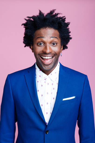 istock Portrait of happy elegant man 1306363482