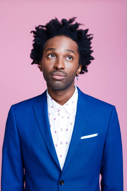 istock Portrait of worried elegant man 1306367255