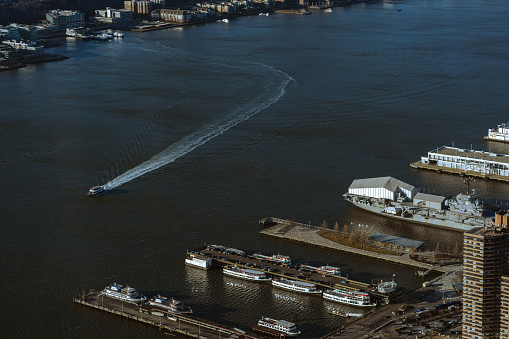 Hudson River Boat in Manhattan