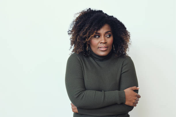 istock Thoughtful African American Woman Looking Away 1306368623