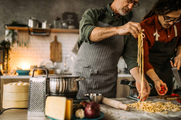 istock Homemade fettuccine ready for cooking 1306372470