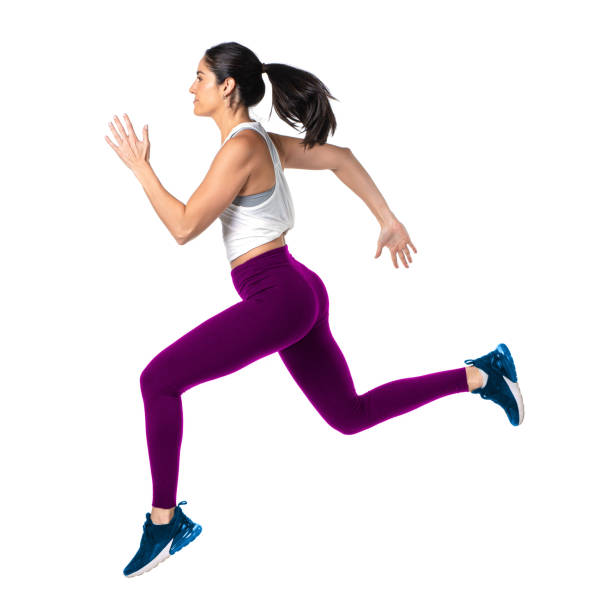 istock Latin woman on the run 1306372806