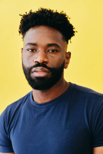 istock Handsome Man With Beard And Black Afro Hairstyle 1306374098