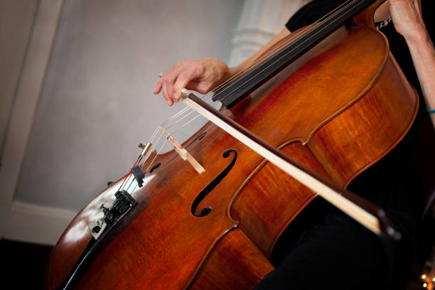 istock Cellist playing music at a wedding 1306384606