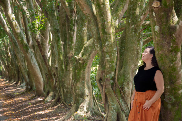 istock mature woman on the tree 1306388409