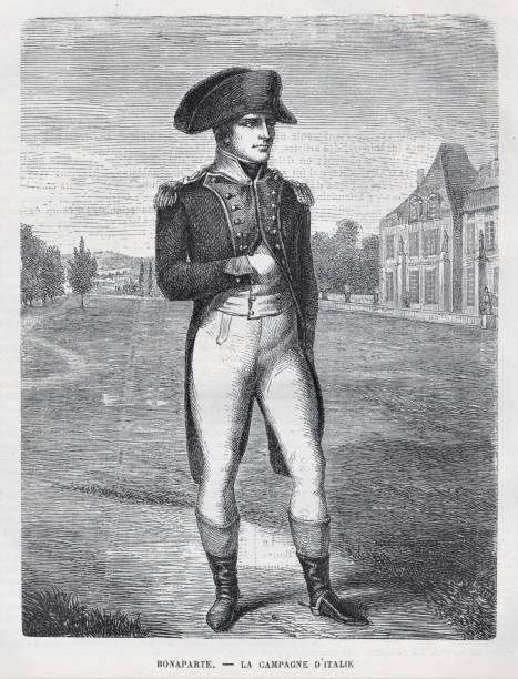 illustrations, cliparts, dessins animés et icônes de portrait de napoléon bonaparte, français histoire - napolean