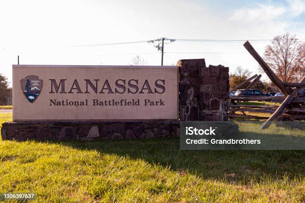 Virginia Manassas National Battlefield Park Located At The Site Of The Bloody Bull Run Battles Stock Photo - Download Image Now