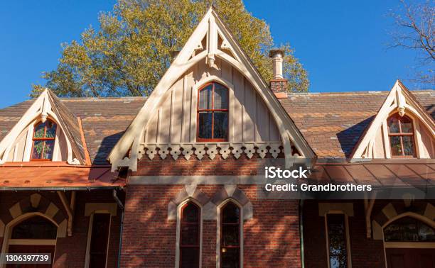 Historic Rockville Railway Station Stock Photo - Download Image Now - 19th Century, Ancient, Arch - Architectural Feature