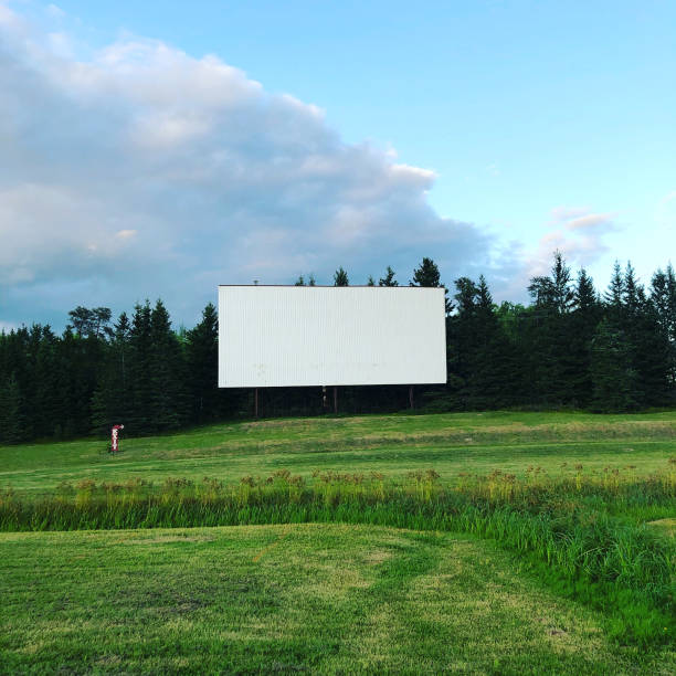 istock Drive in movie screen 1306410323