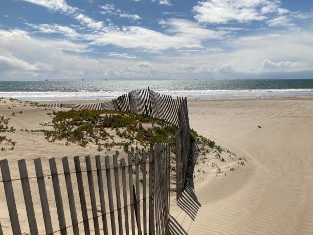 istock View to the sea from the sand dune 1306412897
