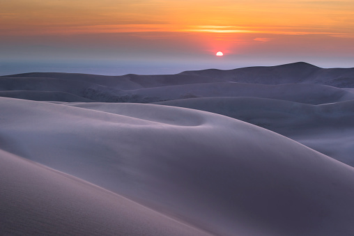 USA, Great Sand Dunes National Park, Colorado, Sand Dune, Alamosa County