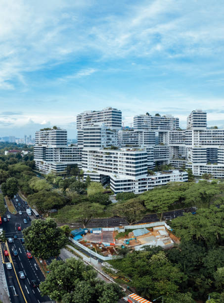 istock Smart homes in Singapore surrounded by tropical rainforest 1306429548