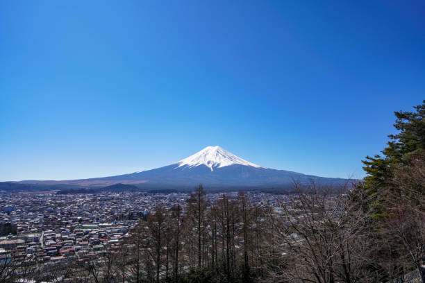 istock Mt. Fuji is the highest mountain in Japan. 1306430535