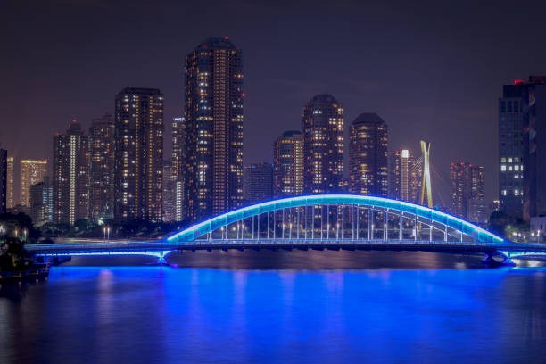 istock Night view in Tokyo, Japan 1306435850