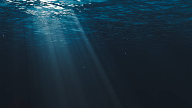 Underwater light Underwater light deep stock pictures, royalty-free photos & images