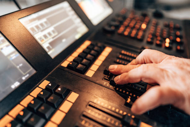 istock sound mixer at the concert 1306446678