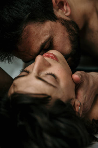 istock The real emotions are shown in bedroom 1306453555