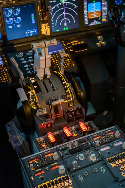 istock Aircraft throttles 1306453940