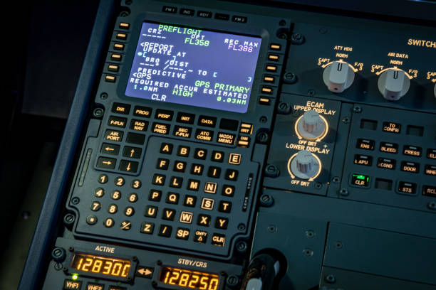 istock The Flight Management Computer of an aircraft 1306453968