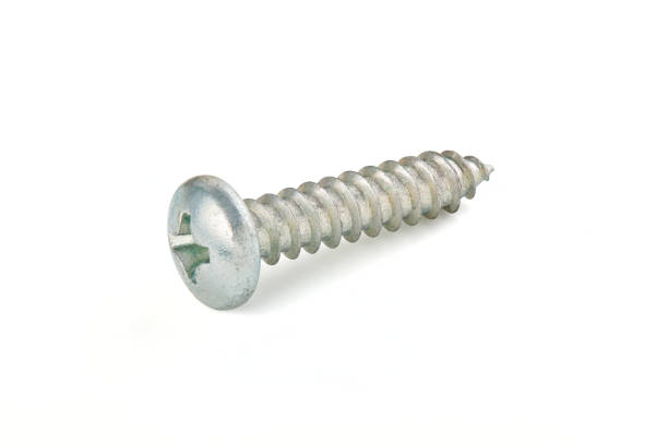 istock Round head screw, cut out, photo stacking 1306458057