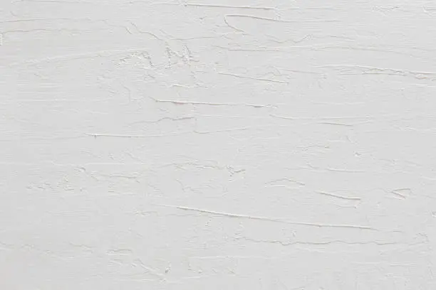 Photo of white stucco wall texture
