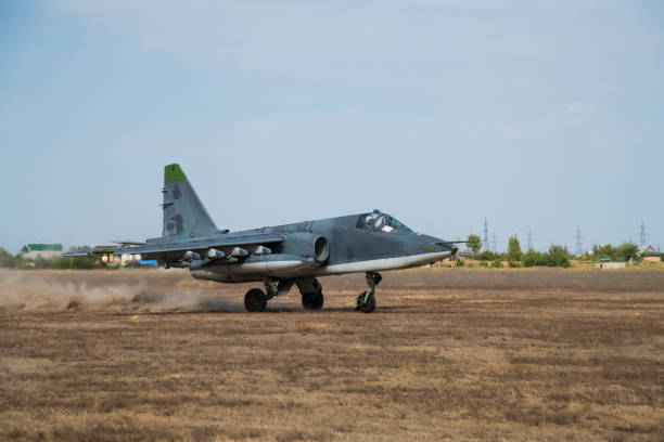 istock Military aircraft takes off 1306464954