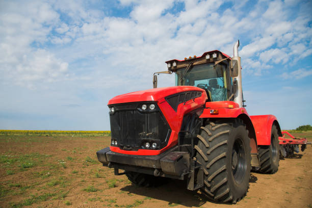 istock Agricultural tillage in spring 1306467807