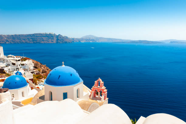 istock Traditional greek architecture on Santorini island, Greece. 1306477040